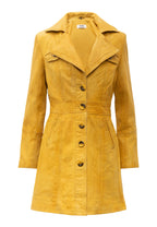 Lucy Kurzmantel mit Knopfleiste und Reverskragen