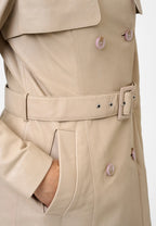 Darcy Damen Leder Trenchcoat