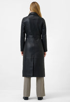 Darcy Damen Leder Trenchcoat