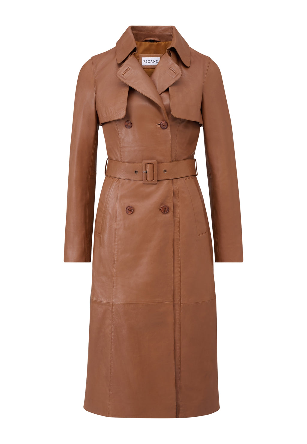 Darcy Damen Leder Trenchcoat