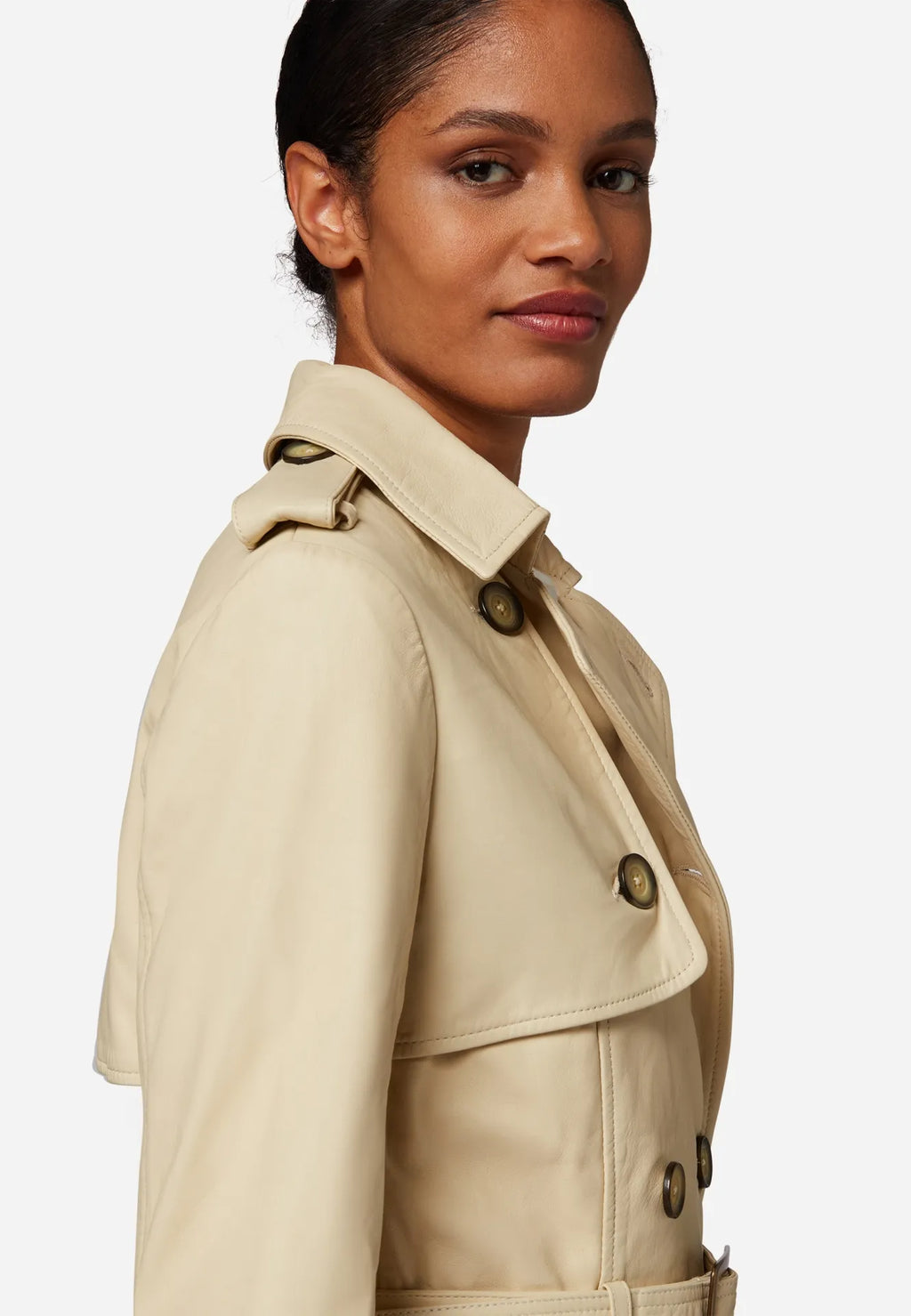 Gloria Trenchcoat mit Auslegekragen und Zweireihigem Verschluss