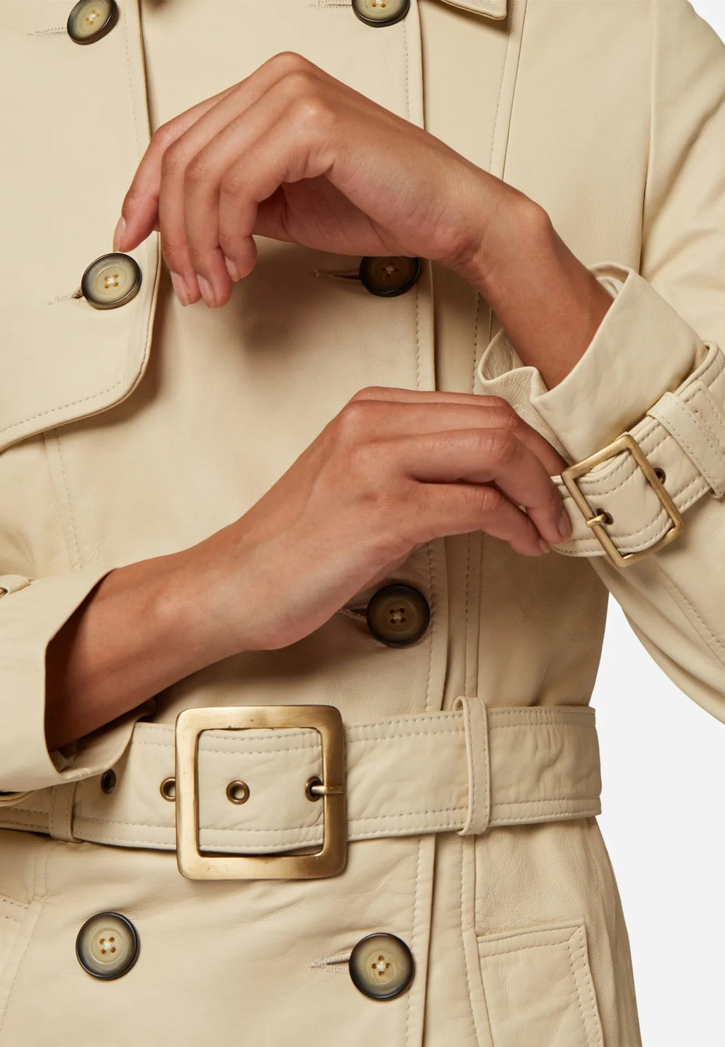 Gloria Trenchcoat mit Auslegekragen und Zweireihigem Verschluss