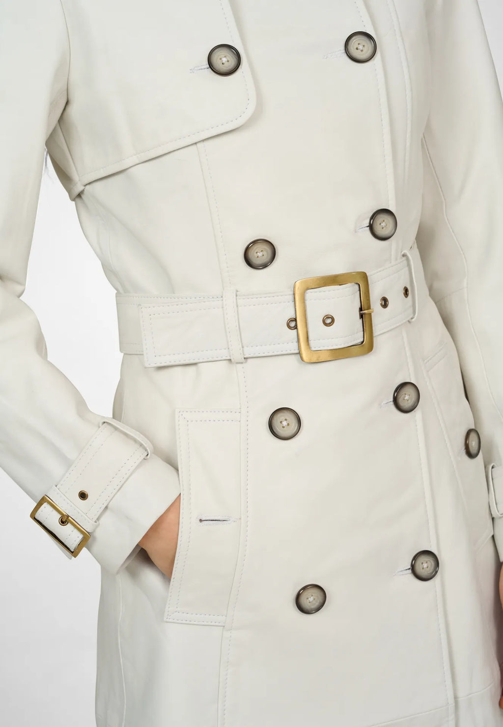 Gloria Trenchcoat mit Auslegekragen und Zweireihigem Verschluss