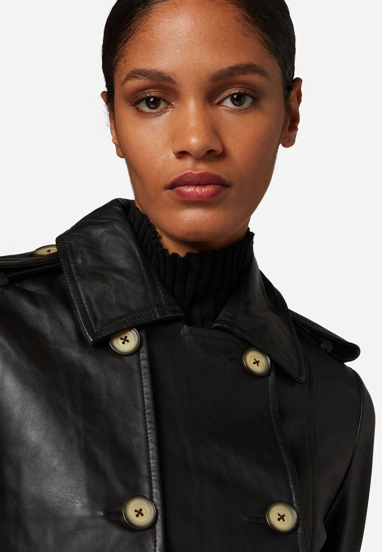 Gloria Trenchcoat mit Auslegekragen und Zweireihigem Verschluss