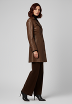 Lucy Kurzmantel mit Knopfleiste und Reverskragen