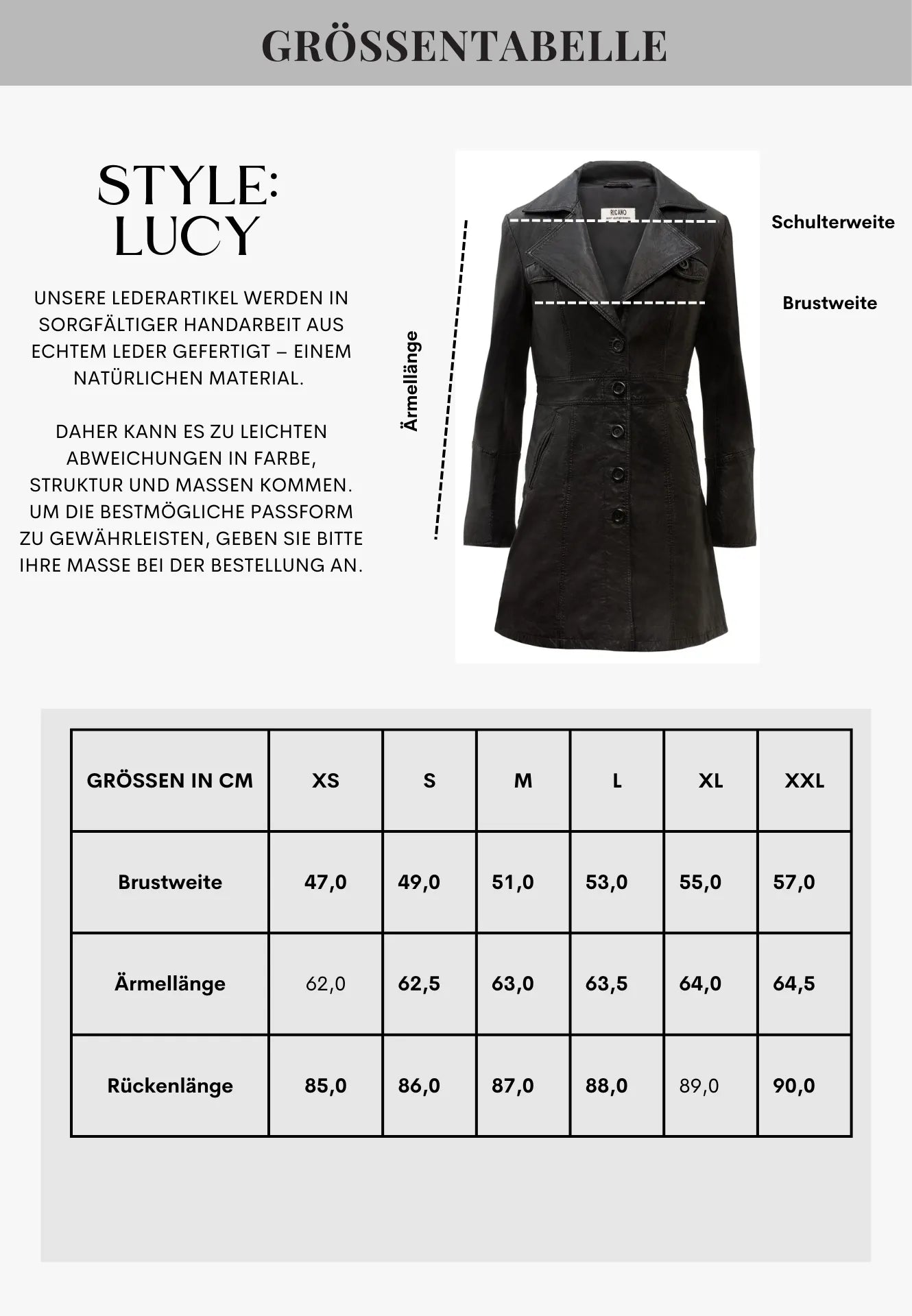 Lucy Kurzmantel mit Knopfleiste und Reverskragen