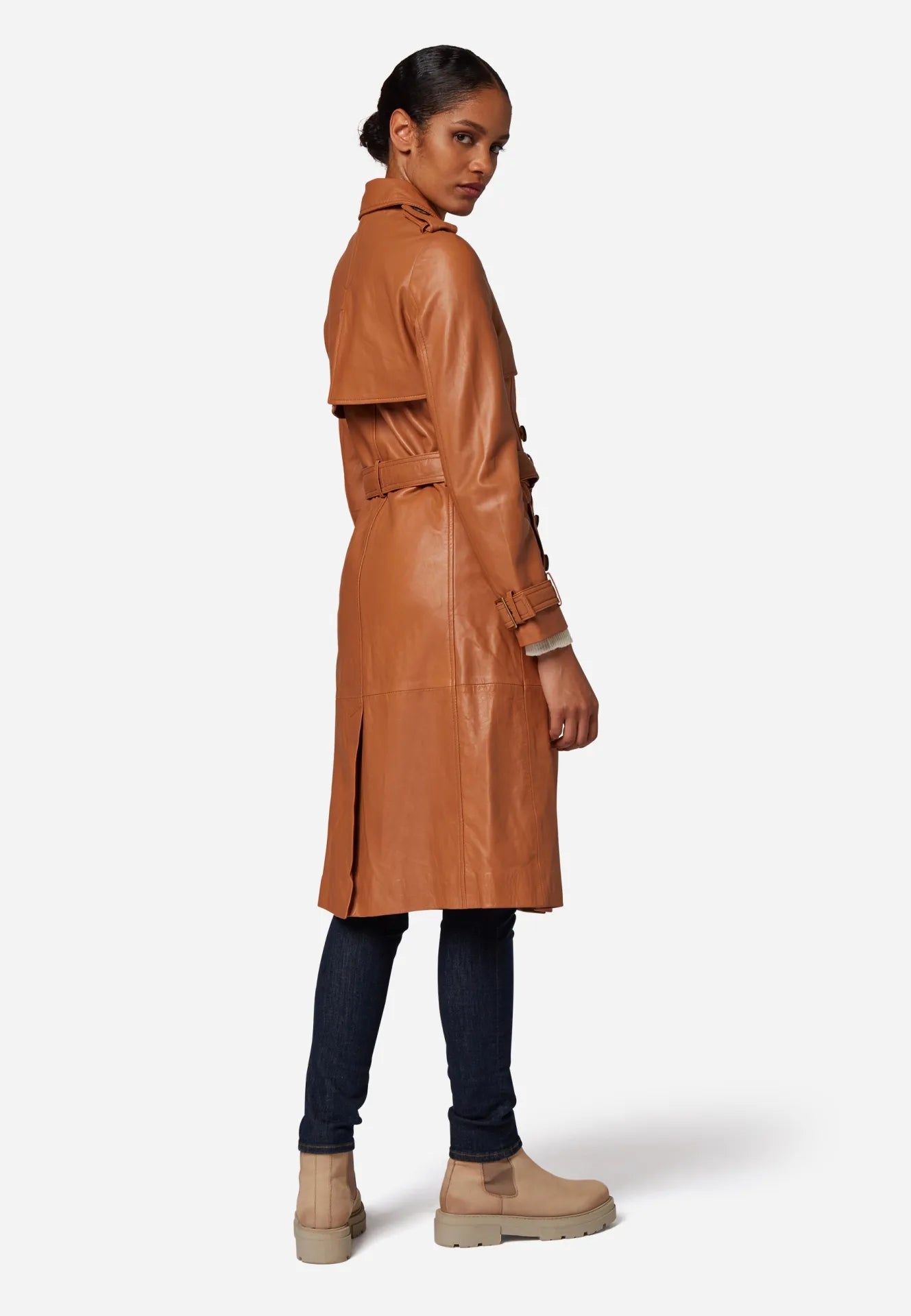 Gloria Trenchcoat mit Auslegekragen und Zweireihigem Verschluss